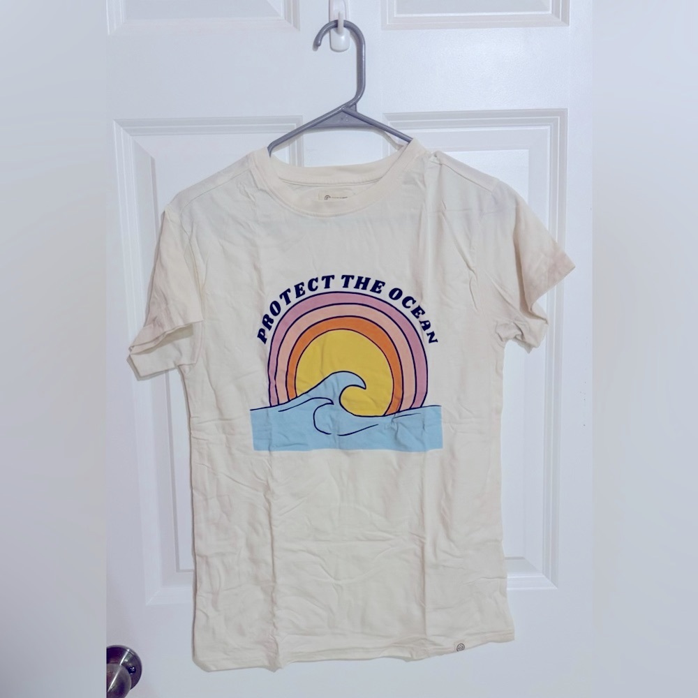 Sandcloud Protect the Ocean Cream Tee